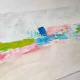 Abstract Mediterranean landscape