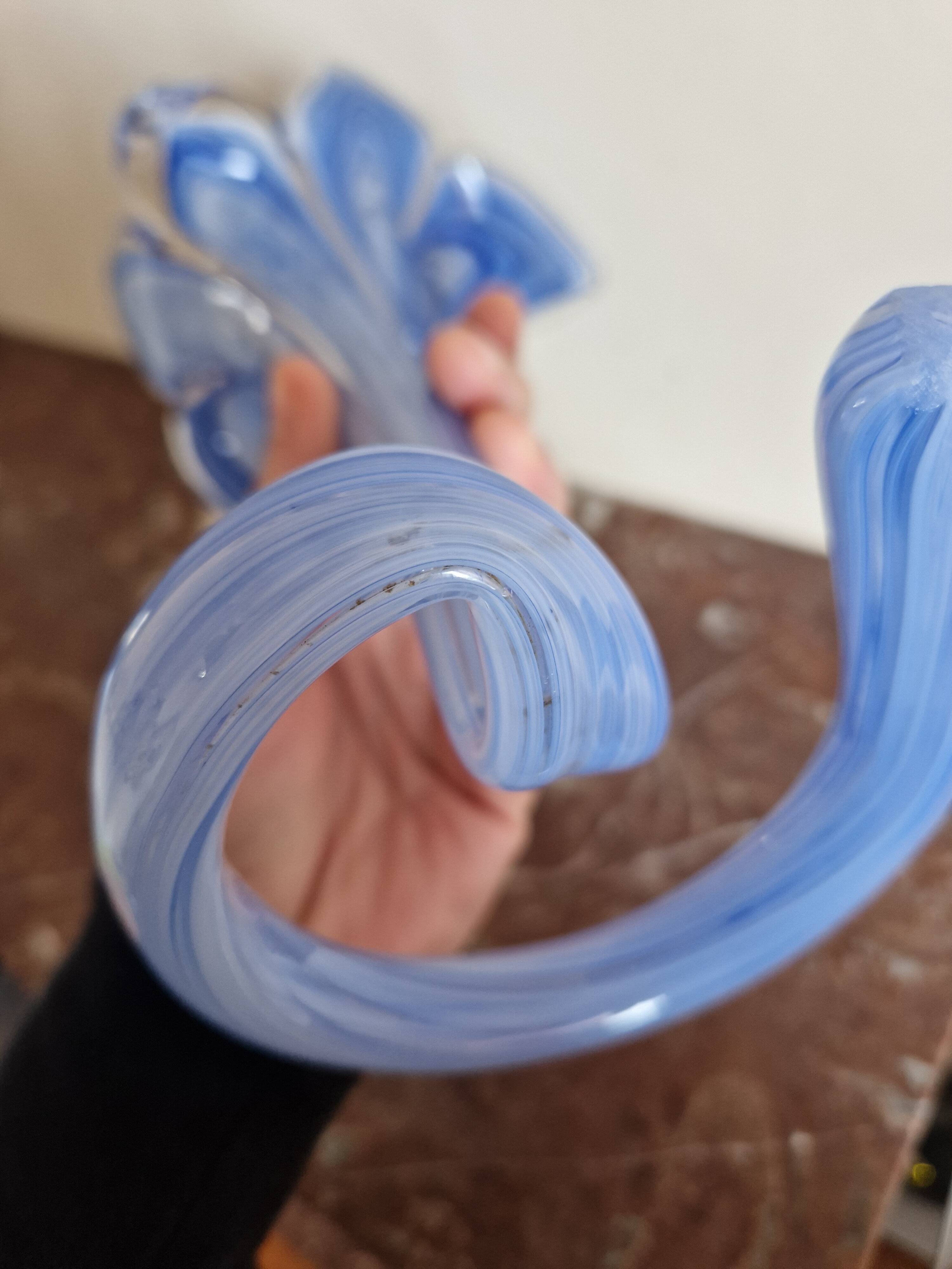 Vase en verre soufflé Murano - Arte Kristall Mery