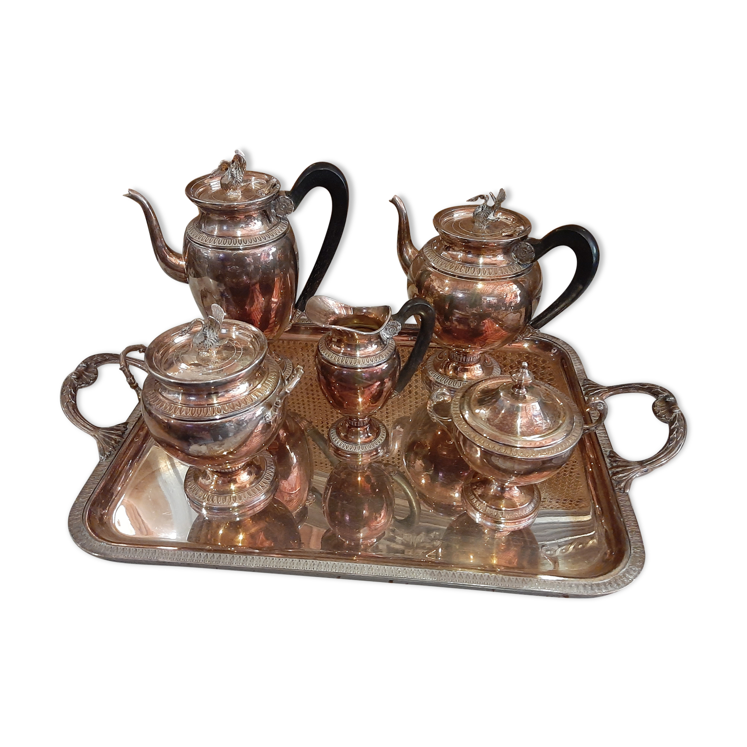 Silver Guildart metal coffee tea service