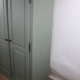 Vintage Gautier wardrobe refurbished in 60s style – sage green