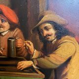 Painting on copper XIXth players