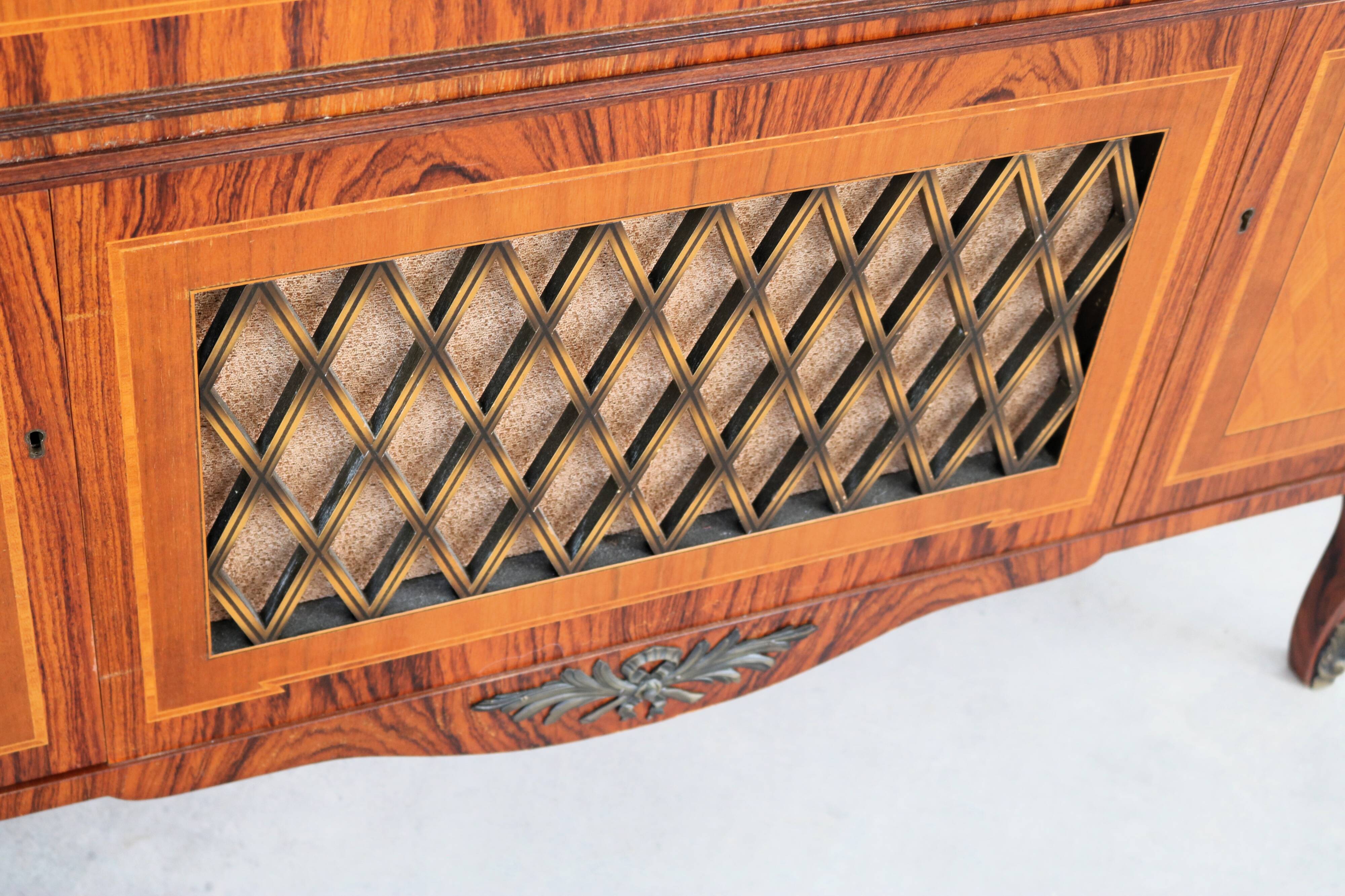 Vintage empty audio furniture | cabinet | 1950s | swedish
