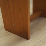 Oak desk, Italian design, 1970s, production: Italy