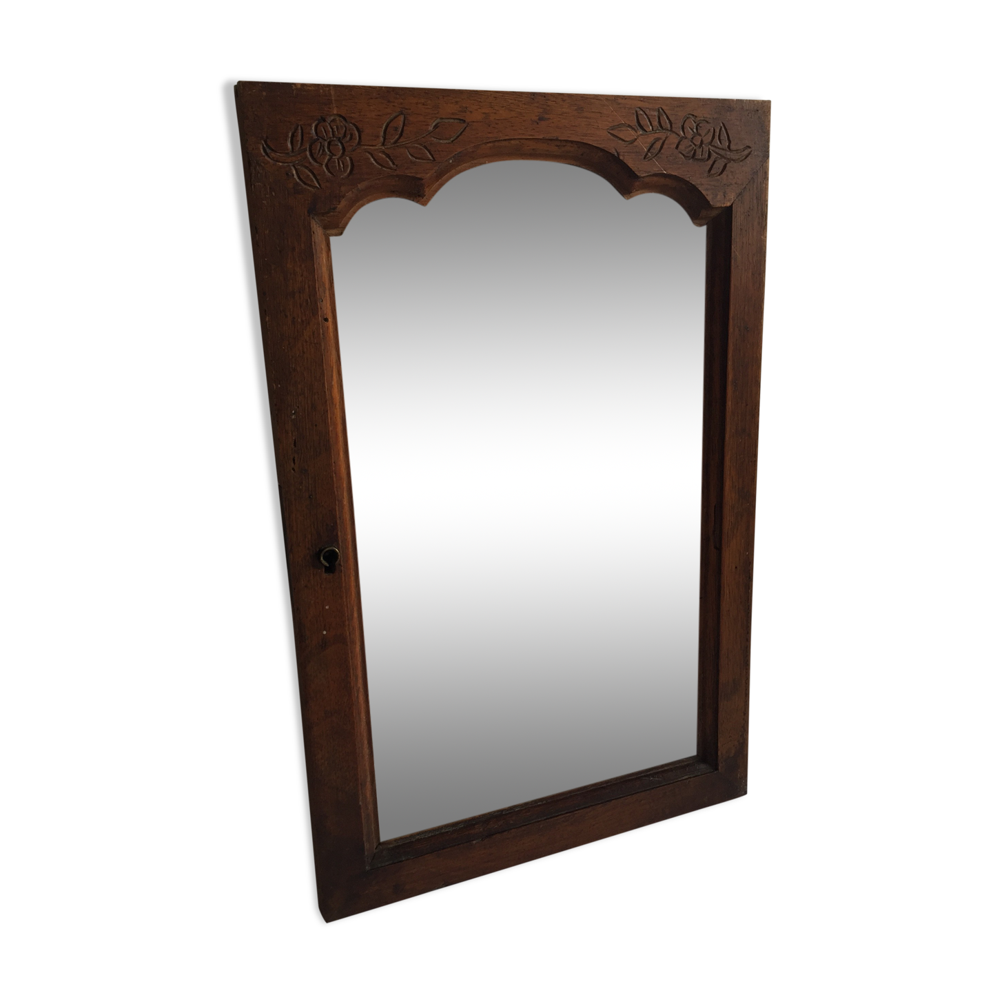 Wood mirror - 30x20cm