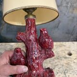 Ceramic bird lamp
