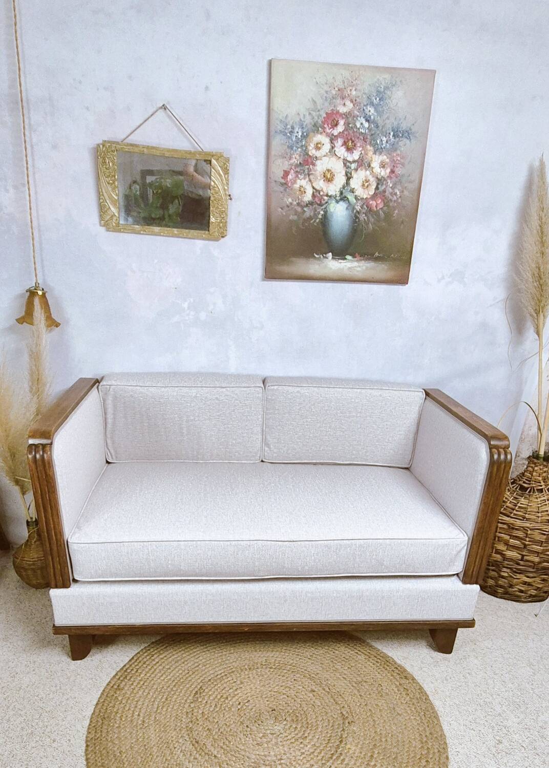 Banquette art déco hirondelle