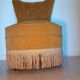 Fauteuil crapaud moutarde