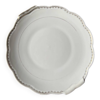 Plat à tarte Pommier Dureil 72 - Porcelaine l'Étoile Splendide