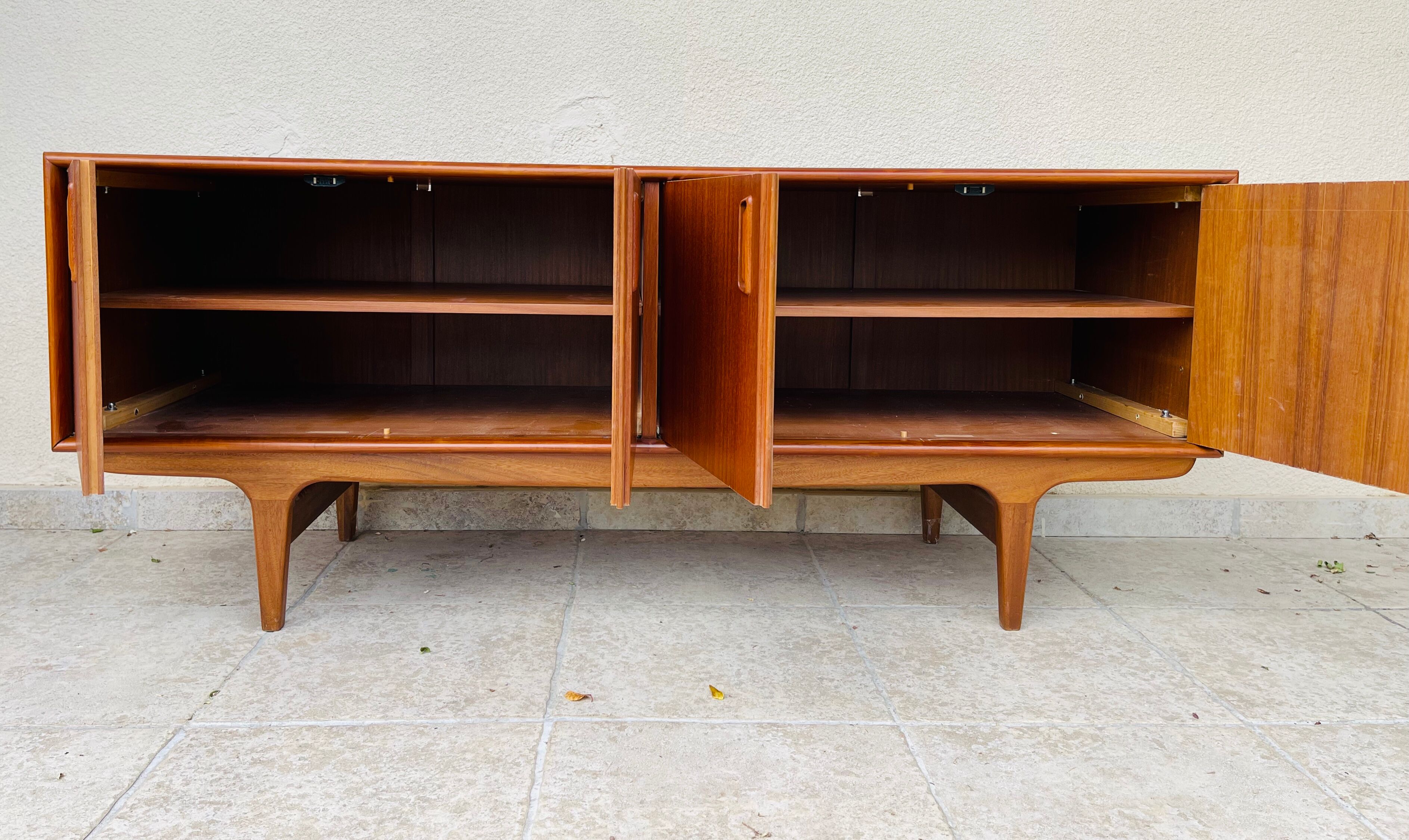 Scandinavian teak row