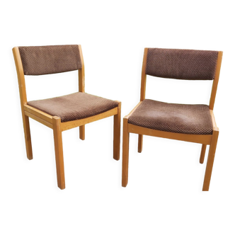 2 chaises années 70