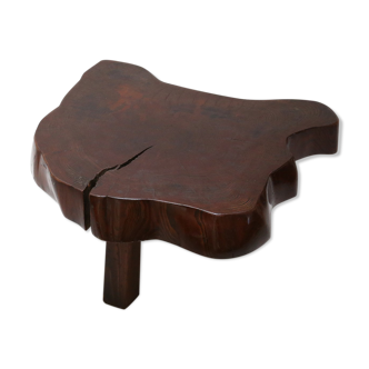 Solid tree trunk coffee table ca.1950