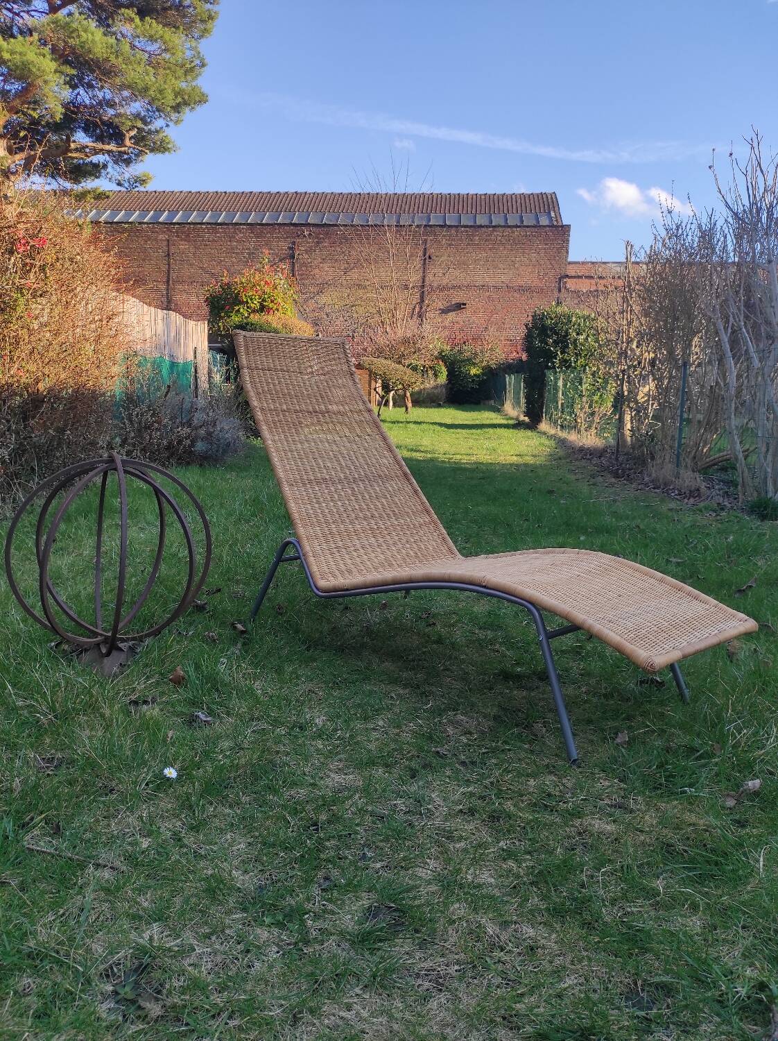 Deck chair, designer sun lounger