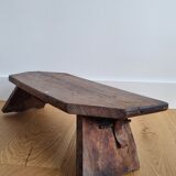 Brutalist shepherd bench