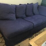 AMPM linen convertible sofa