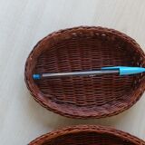 3 small baskets