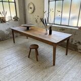 50s pine and oak farmhouse table 2.5m