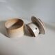 Water butter dish in glazed stoneware