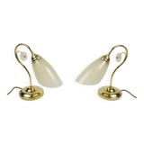 Une paire de lampes, années 1980