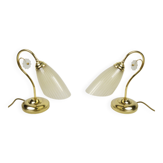 Une paire de lampes, années 1980