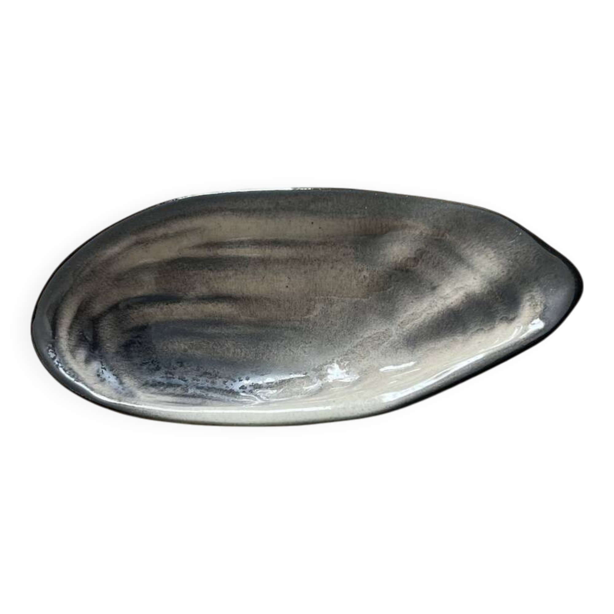 Ceramic seashell bowl by Pol Chambost