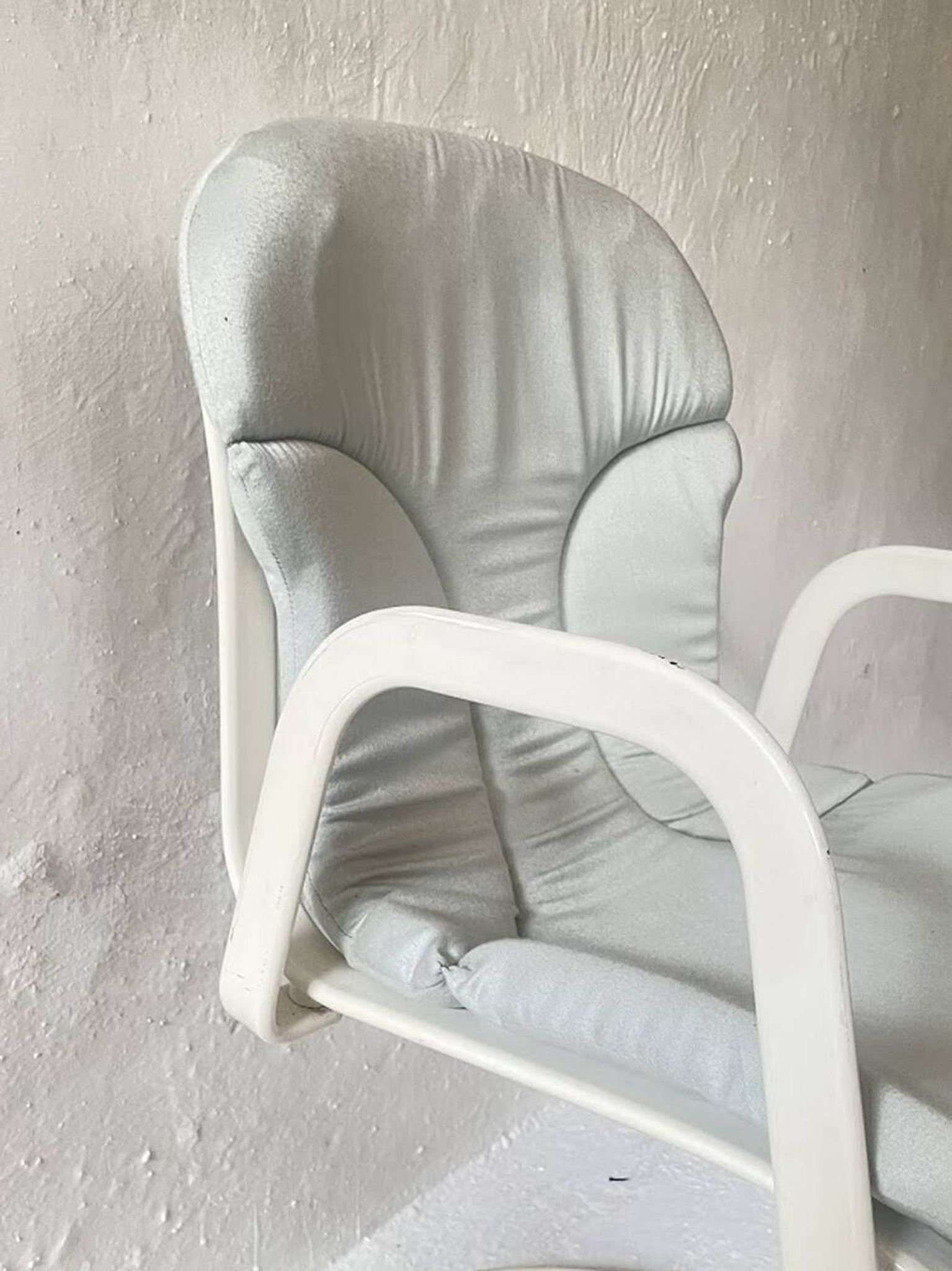 Fauteuil de salle à manger Cidue de Willy Rizzo, Italie, années 1970