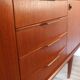 Scandinavian row in solid teak 1960