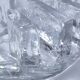 80s design sculptural glass candle holder