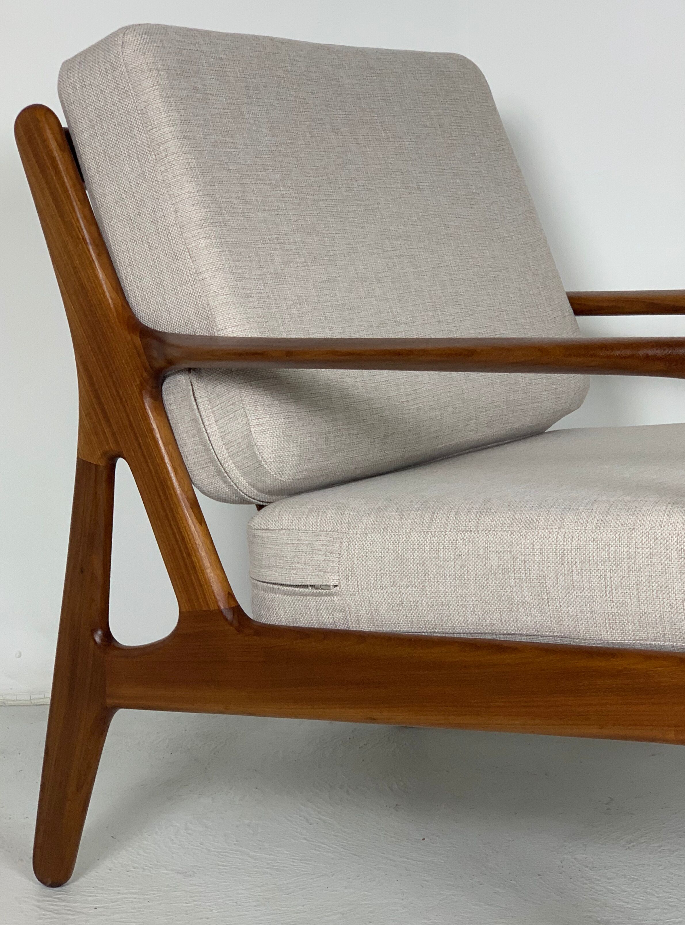 Danish midcentury easy chair by Arne Vodder 1960s