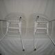 Paire de chaises Eames Wire DKX des années 50 - 60