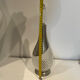 Cut glass carafe and pewter