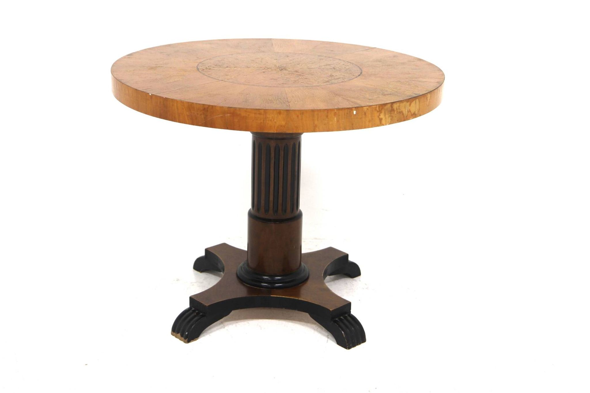 Table basse en orme, Swedish Modern, Suède, 1940