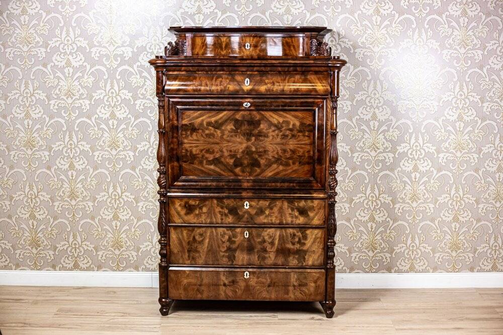 Antique Louis Philippe Secretary Desk, 1850