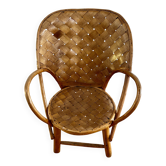 Fauteuil enfant rotin