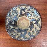 Bols et porte-bougie en poterie d'atelier danoise du milieu du siècle moderne de Michael Andersen Keramik, années 1960, lot de 3