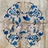 Tapis ancien chinois pékin fait main 194x260 cm