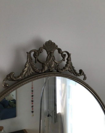 Vintage metal mirror 83x48cm