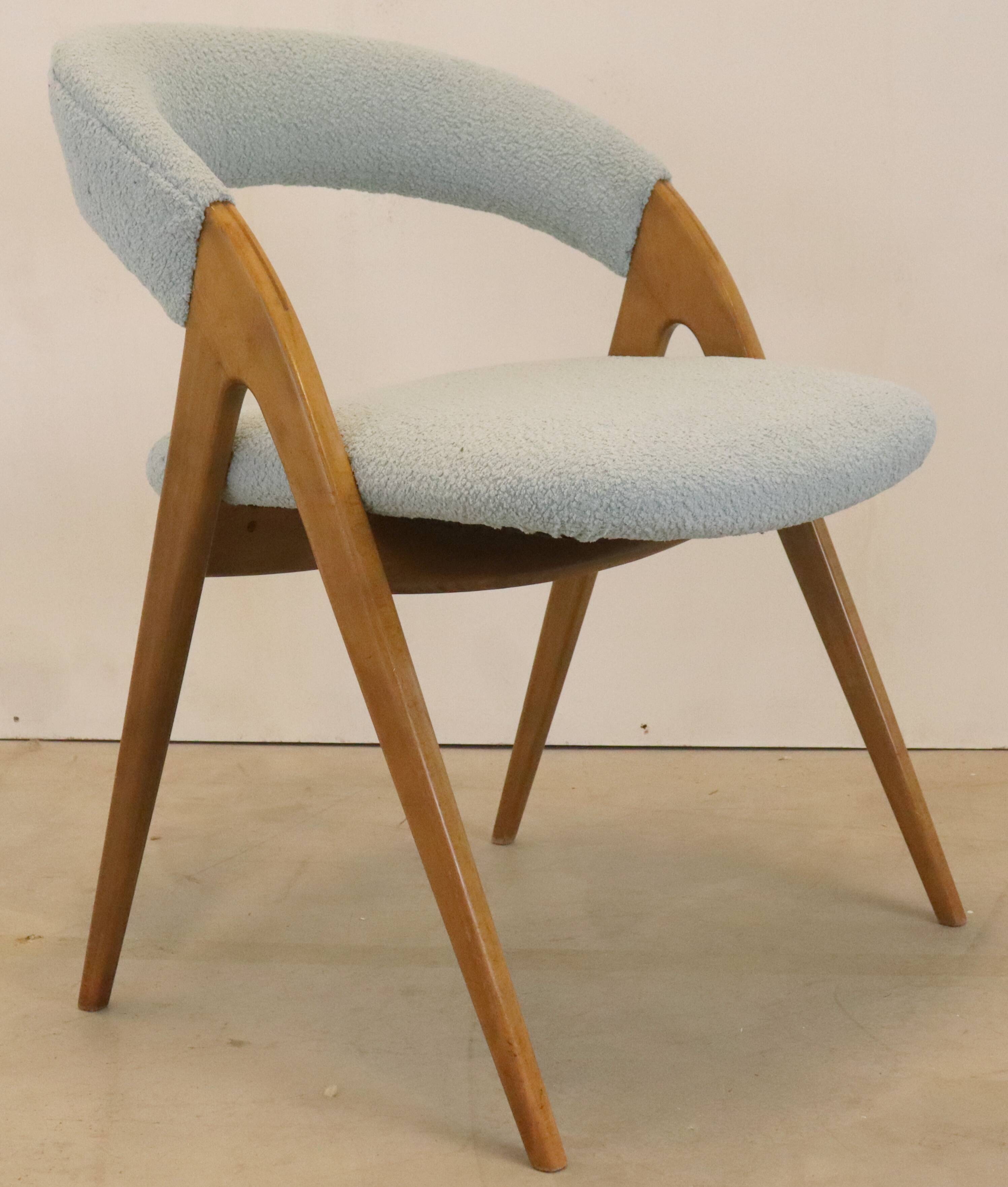 WK möbel style fauteuil / stoel in Teddy 'Mehlmels'