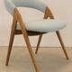 WK möbel style fauteuil / stoel in Teddy 'Mehlmels'