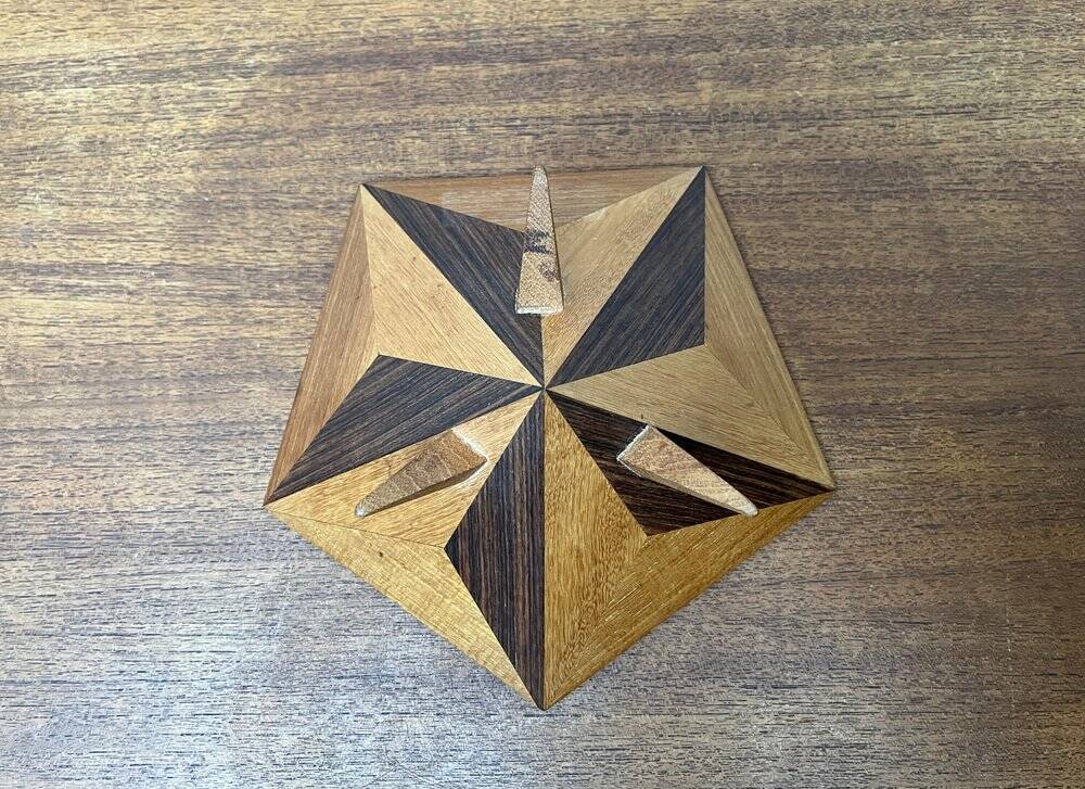 Mid-century decorative wooden tripod, 1960s