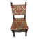 Antique wooden chair with upholstery