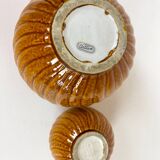 Rare pair of mid-century modern vases by Gunnar Nylund, Rörstrand, Sweden, 1940s.