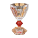 Baccarat harcourt rouge crystal red wine glass
