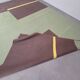 Mid-Century Modern Geometric Rug, Czechoslovakia, 1960s