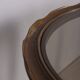 Vintage 1950s wood and glass coffee table, italian design