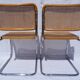 Pair of chairs by Marcel Breuer B32