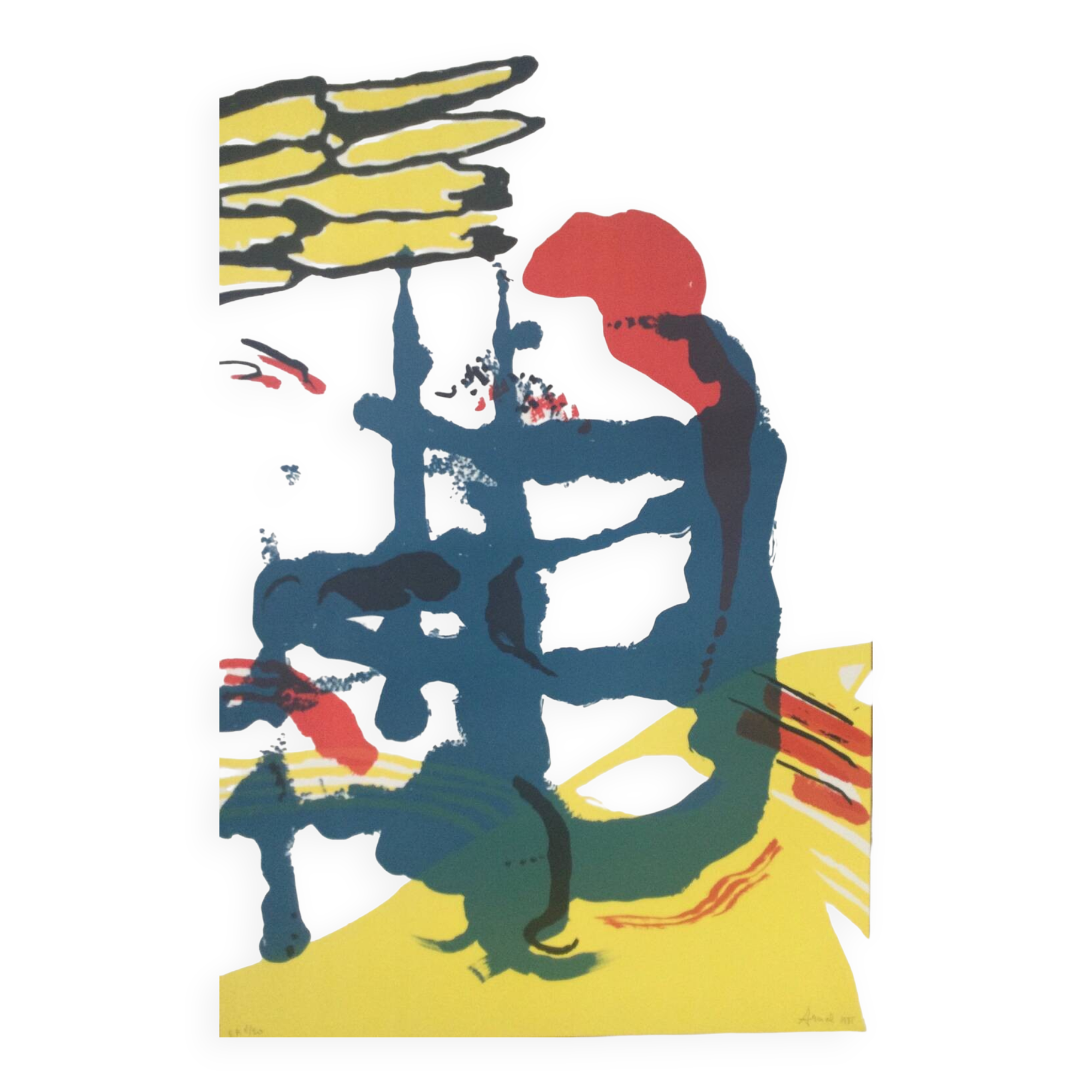 François ARNAL 1924-2012. Sun on the Cold, 1985. Lithograph.