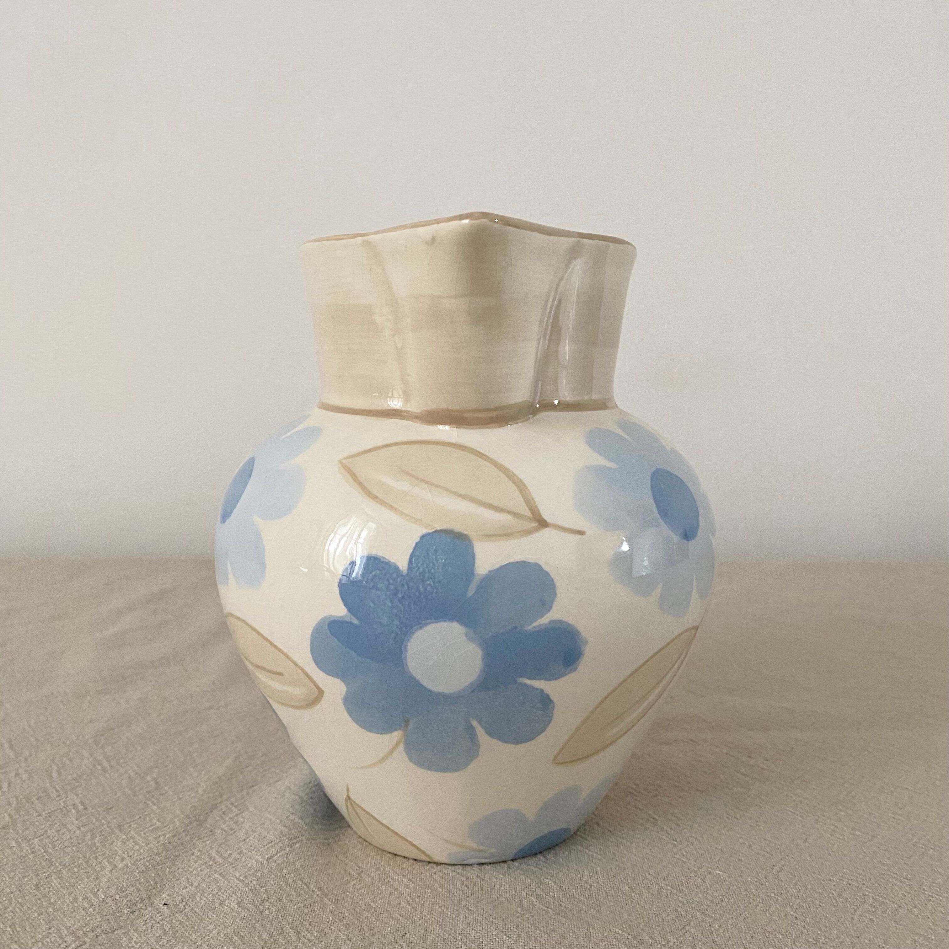 Vintage ceramic pitcher portugal