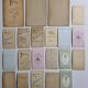 Set of 21 old photographic portraits from the end of the 19th century to the beginning of the 20th century