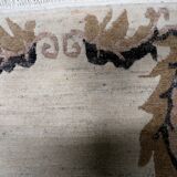 Vintage Tibetan Art Deco Khaden rug 92cm x 206cm 1960s