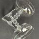 6 champagne glasses in light blown, cut and guilloché crystal